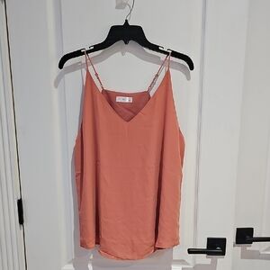 Evera B Women's Medium Peach Color Tank Top